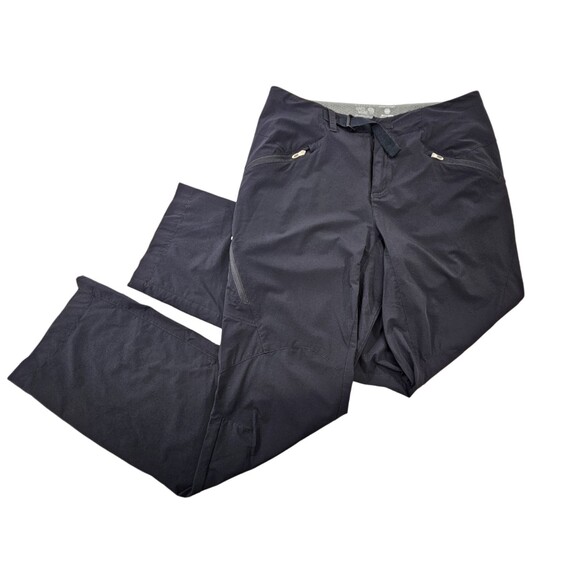 Mountain Hardwear Black Straight Leg Hiking Outdoor Pants Women's Size 8 EUC - Picture 1 of 6